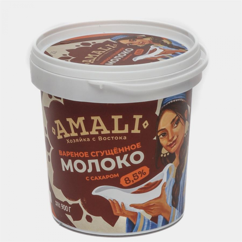 Вареная сгущенное молоко AMALI 8.5% 900гр