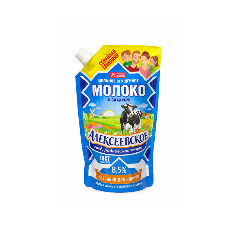 Сгущенное молоко варёное АЛЕКСЕЕВСКИЙ 650гр