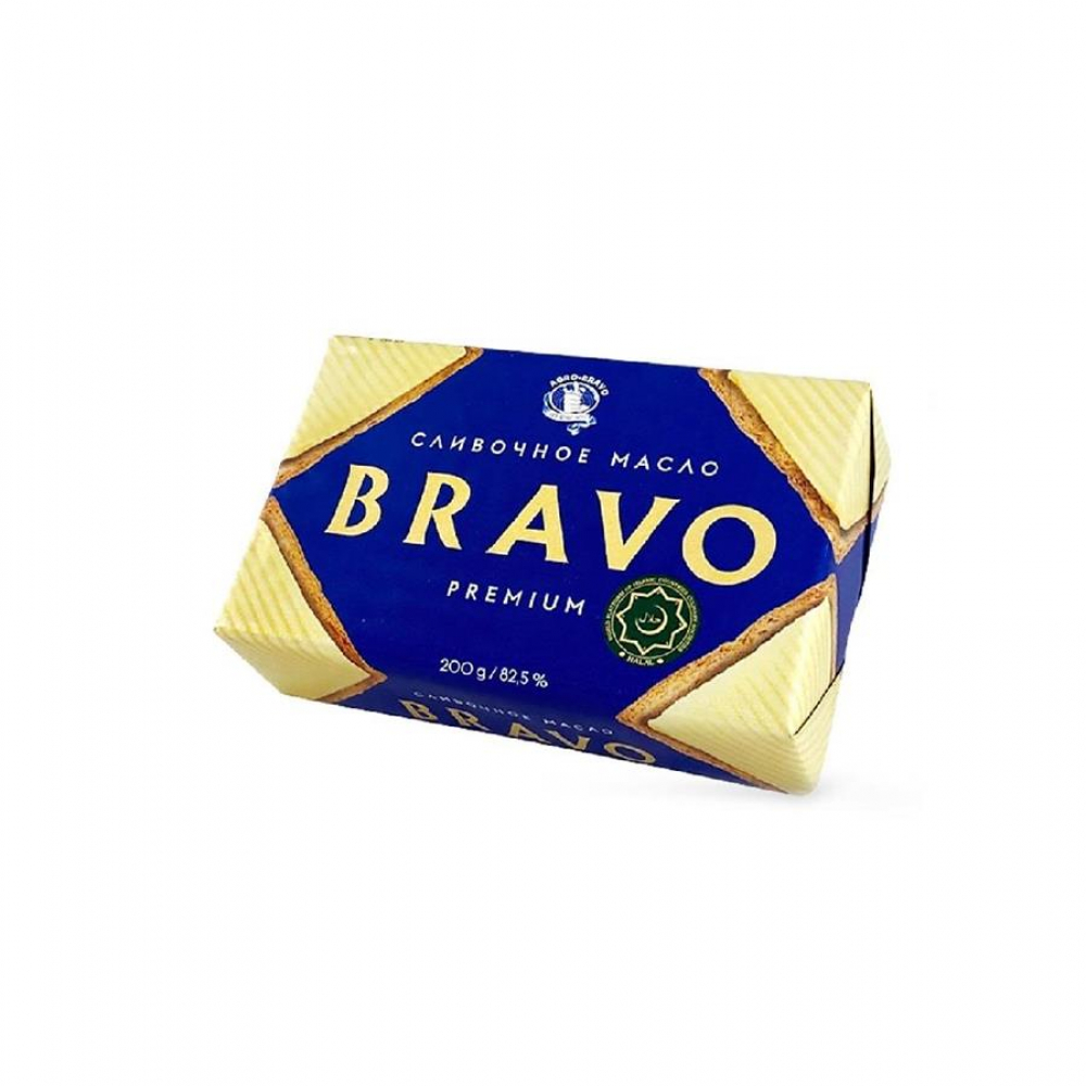 Масло сливочное BRAVO 200гр