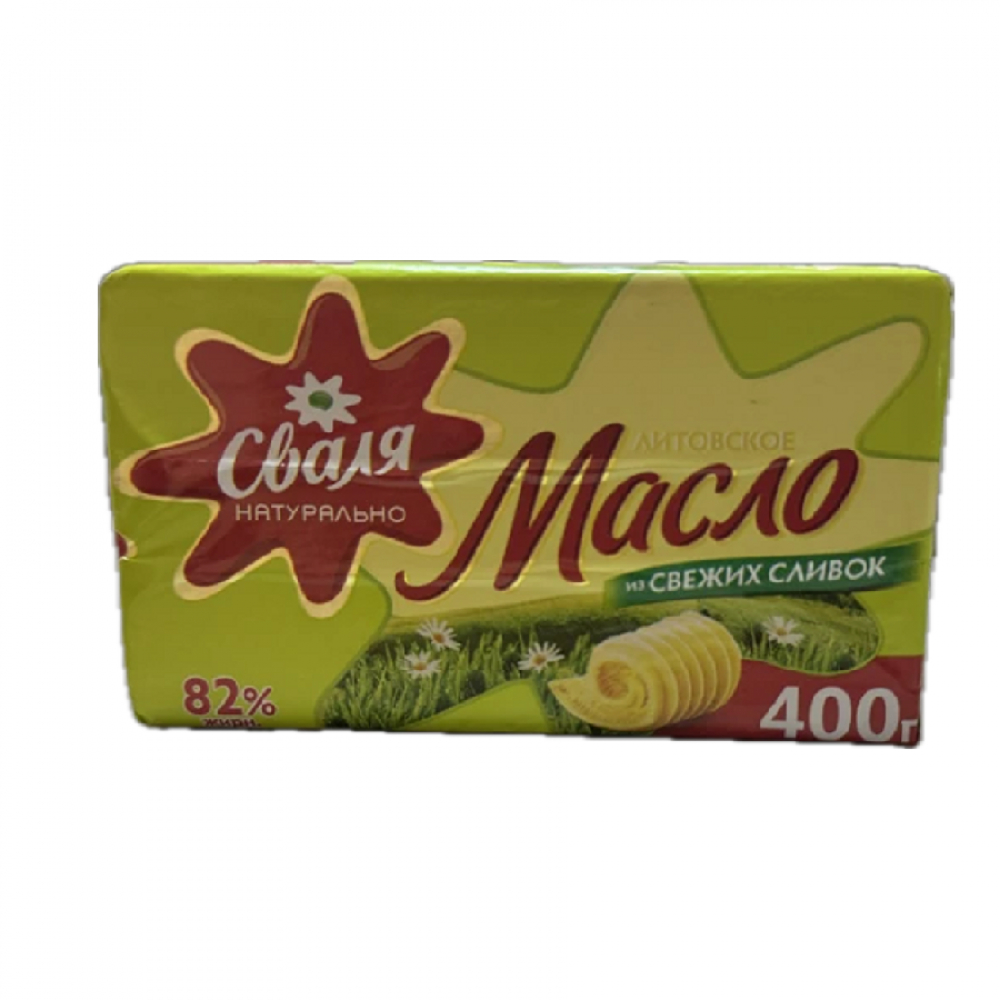 Масло сливочное СВАЛЯ 400гр