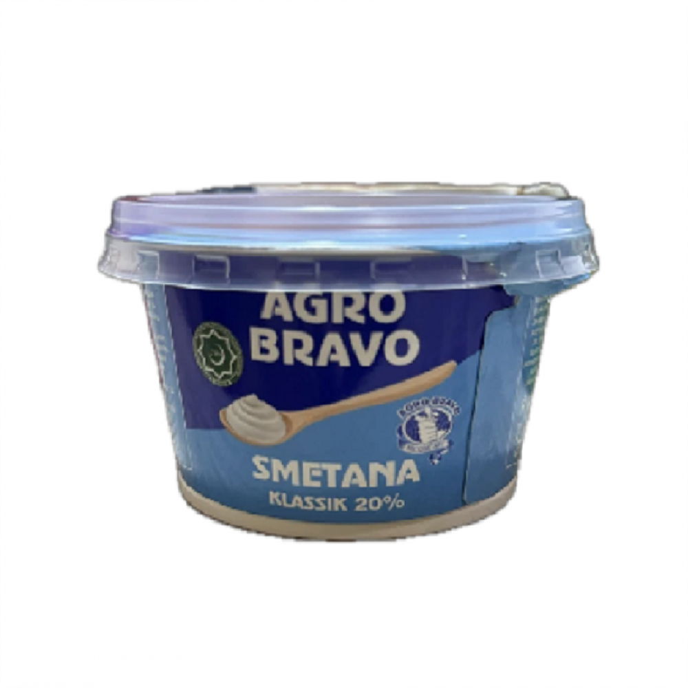 Smetana 20% AGRO BRAVO 180гр