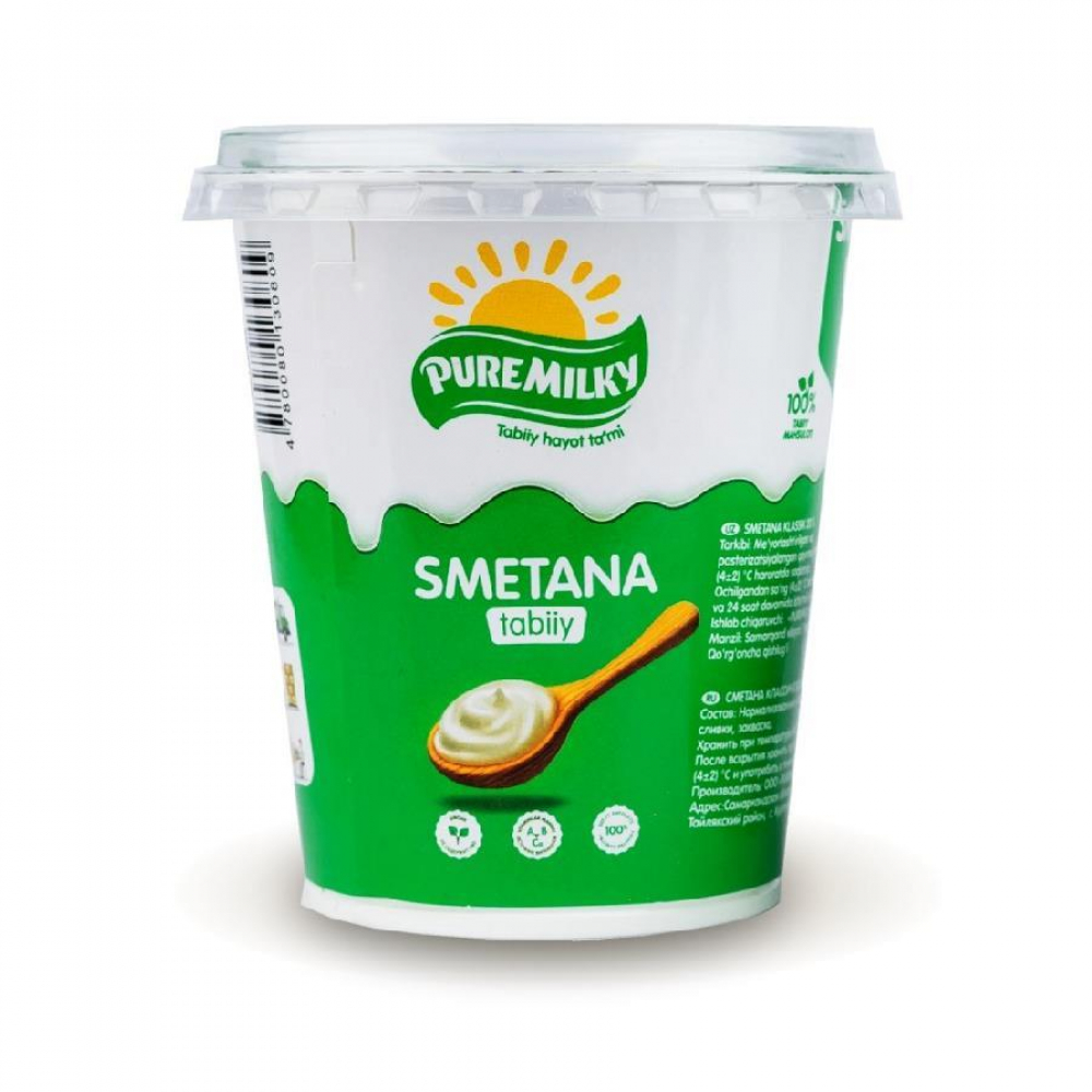 Сметана PURE MILKY 20% 350гр