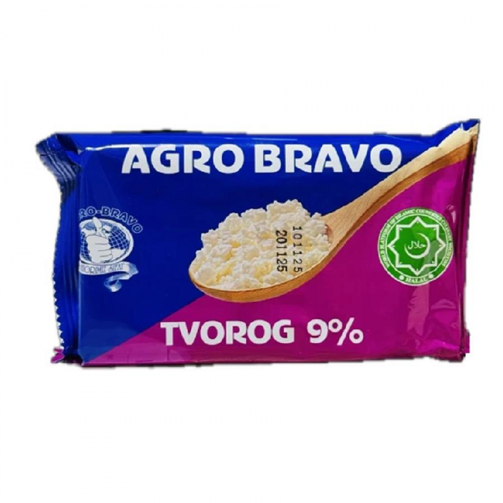 Творог 9% 200г AGRO BRAVO