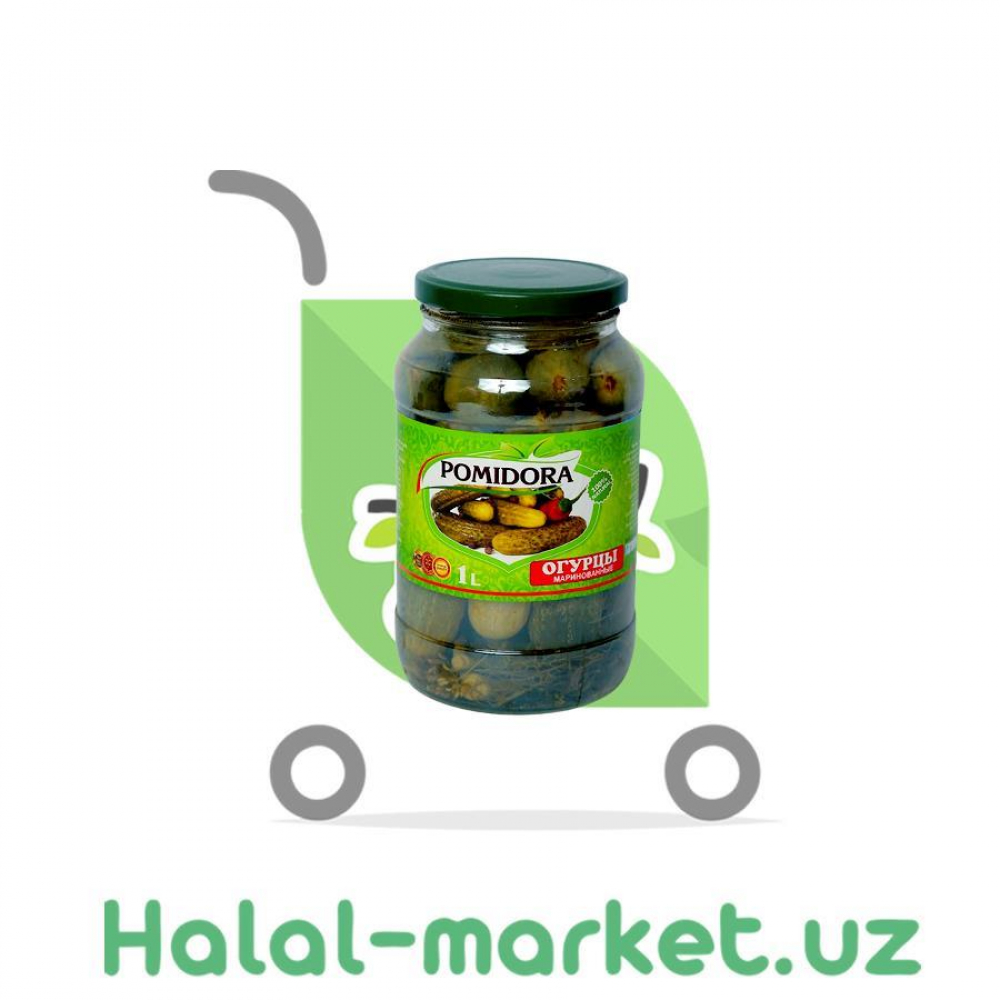 Маринованные огурцы UZKAND 1л