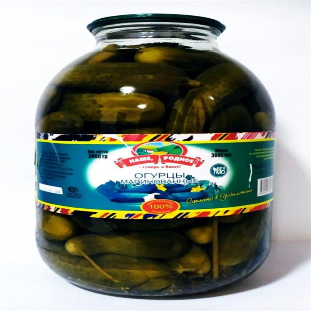 Огурцы НАШЕ РОДНОЕ Маринованные 3л