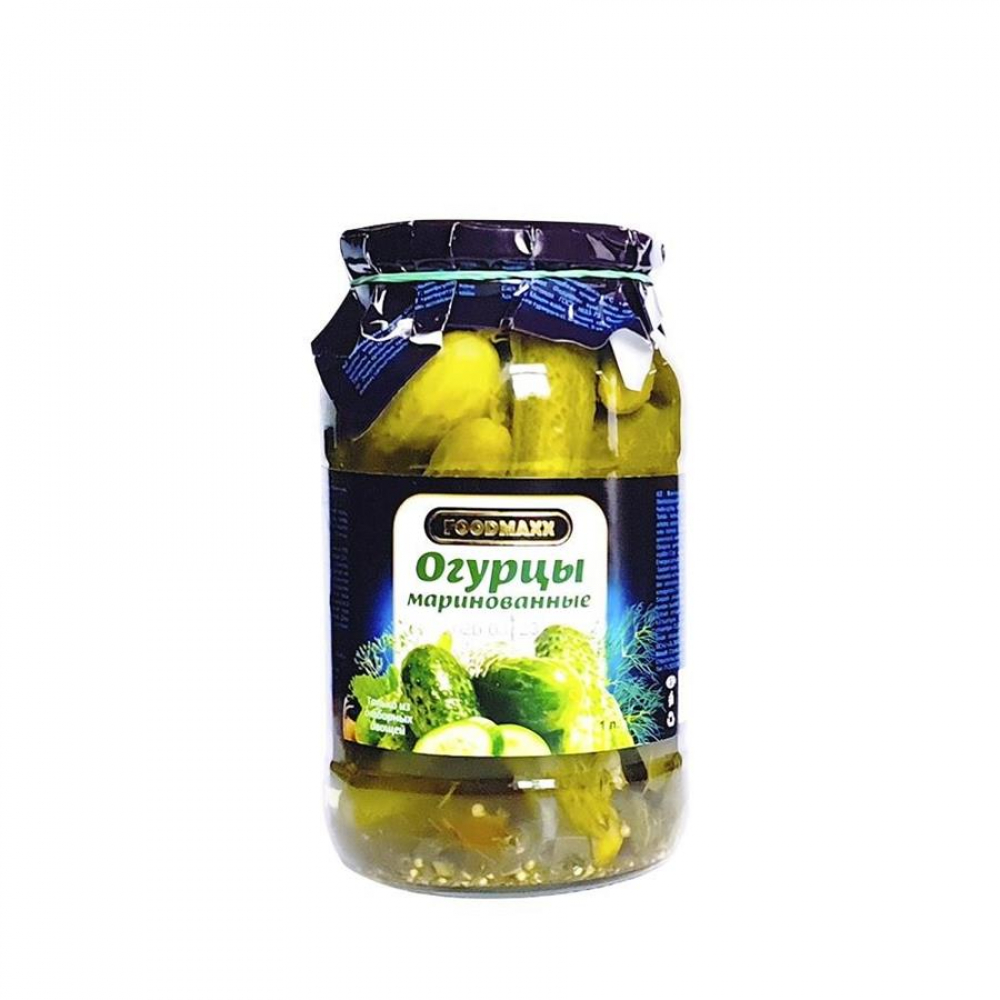 Огурцы маринованные FOODMAX 720мл