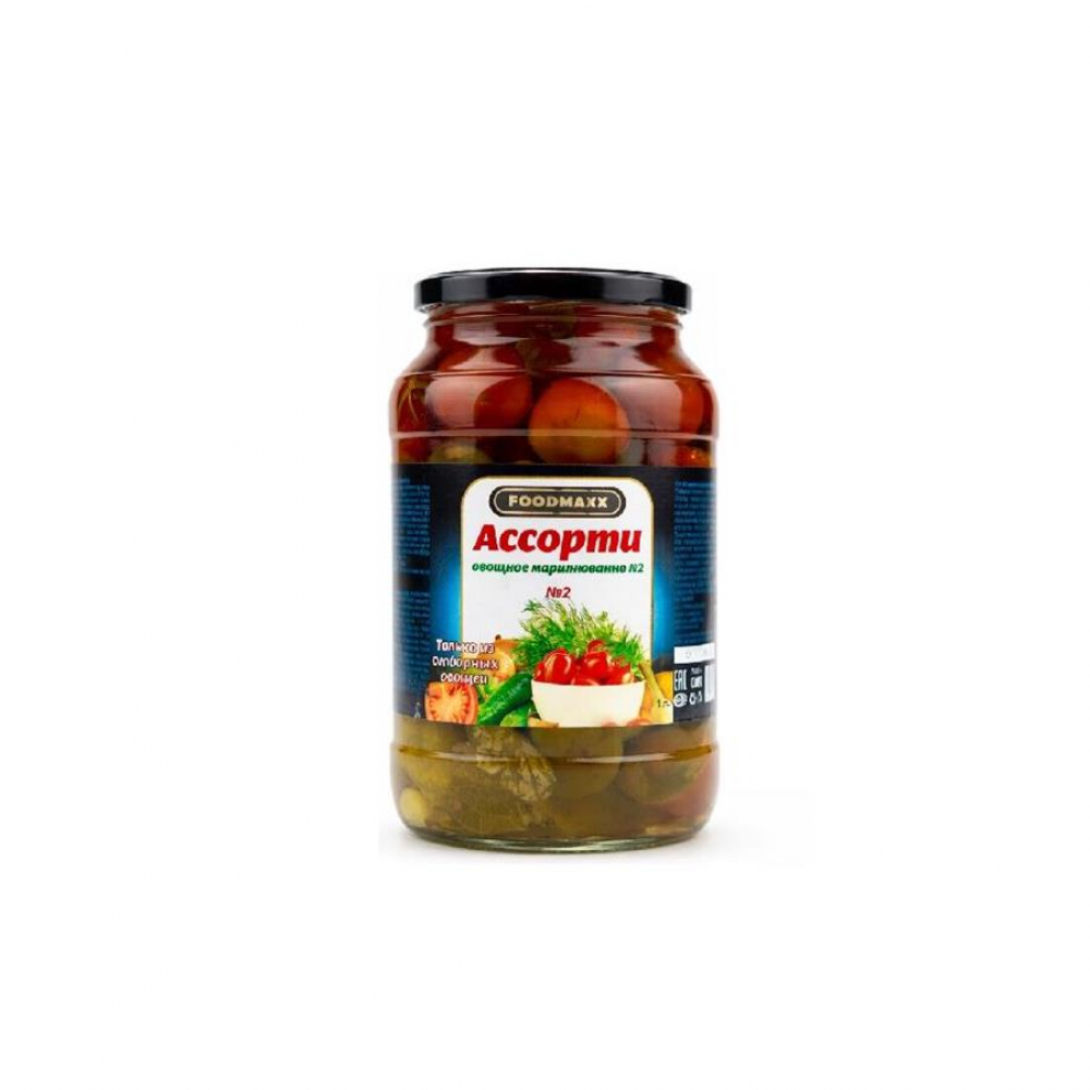 Маринованное ассорти FOODMAX 1л