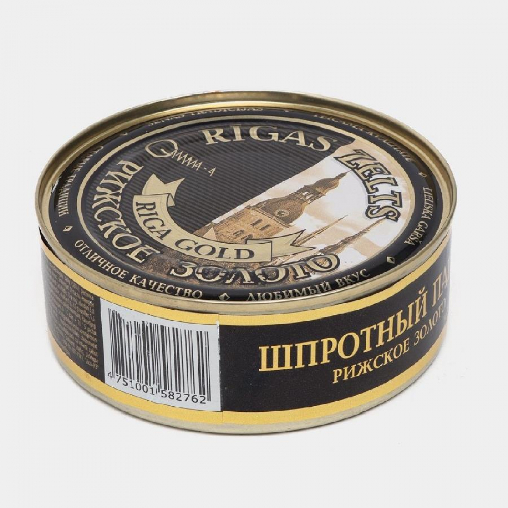 Паштет шпротный RIGA GOLD 240гр
