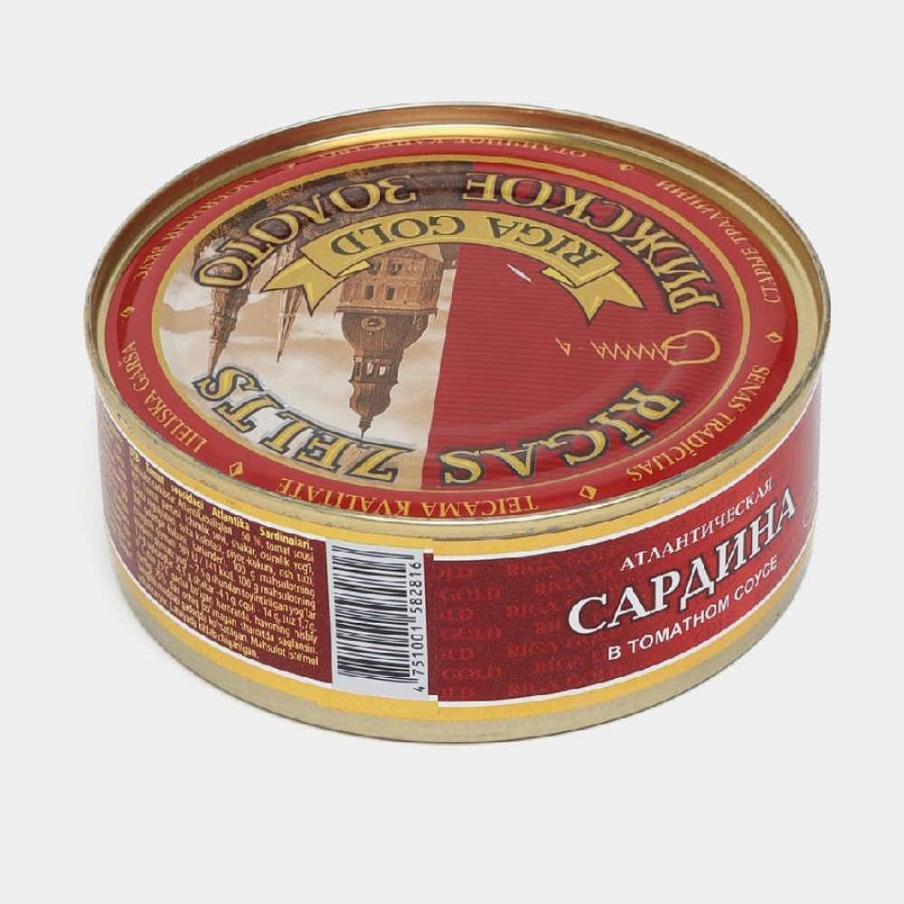 Скумбрия в томате RIGA GOLD 240гр