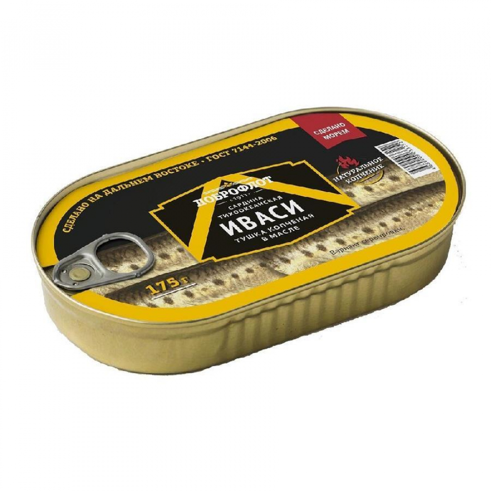 Сардина ИВАСИ ДОБРОФЛОТ 175гр