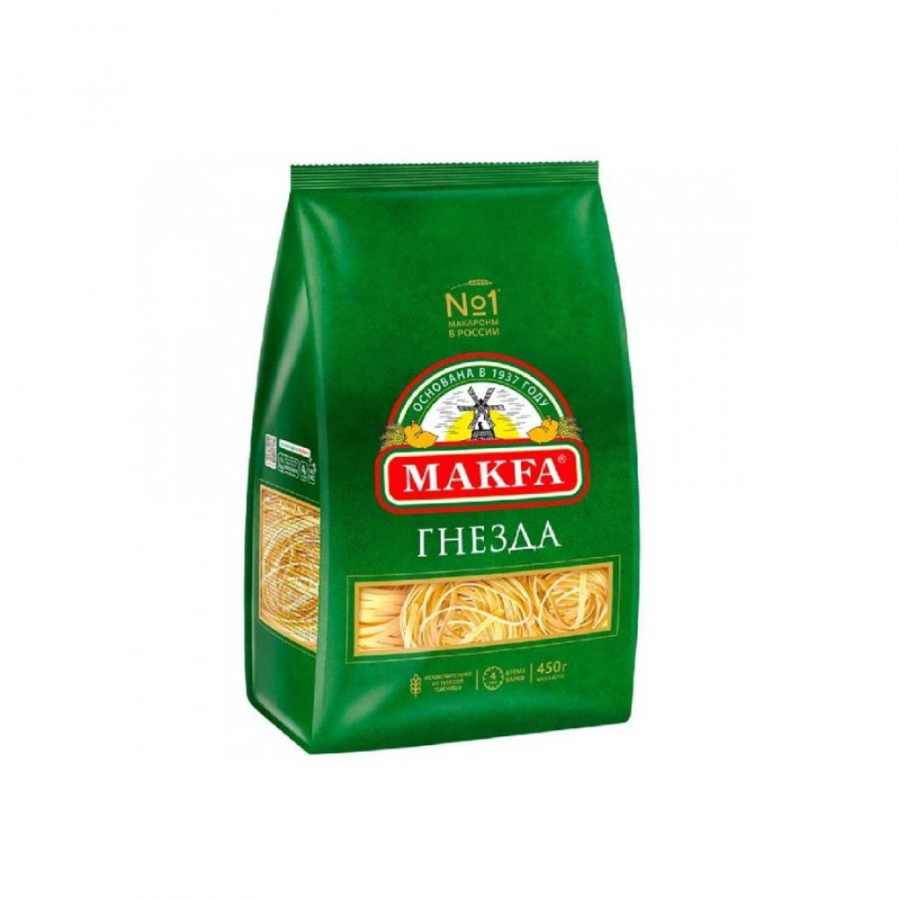 Макароны вермишель гнезда MAKFA 450гр