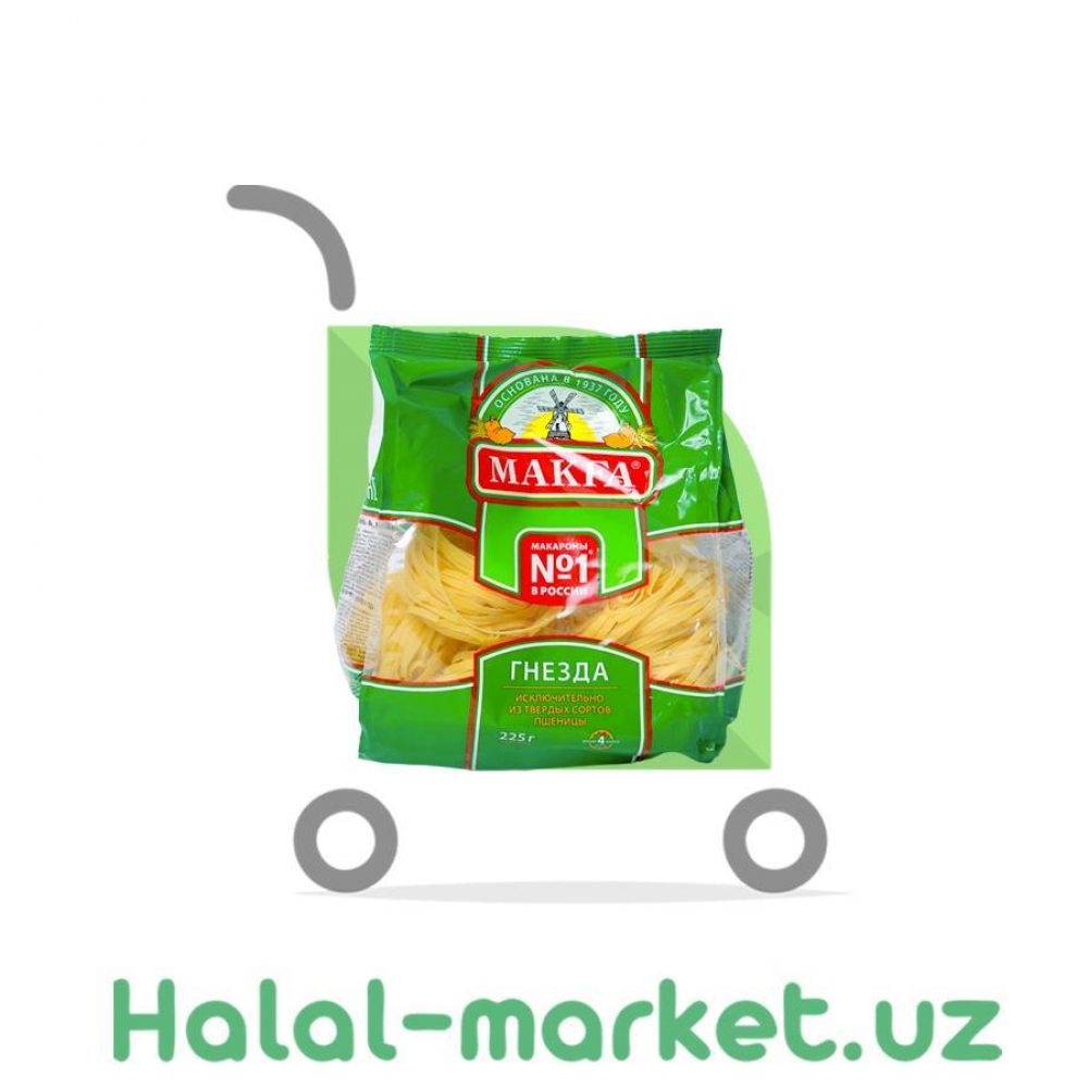 Макароны MAKFA вермишель Гнезда 225гр