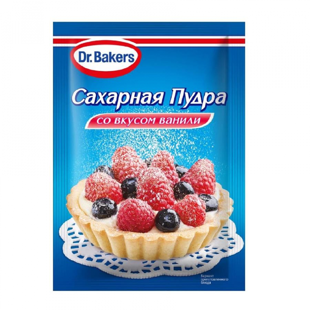 Сахарная пудра DR Bakers со вкусом ванили 60гр