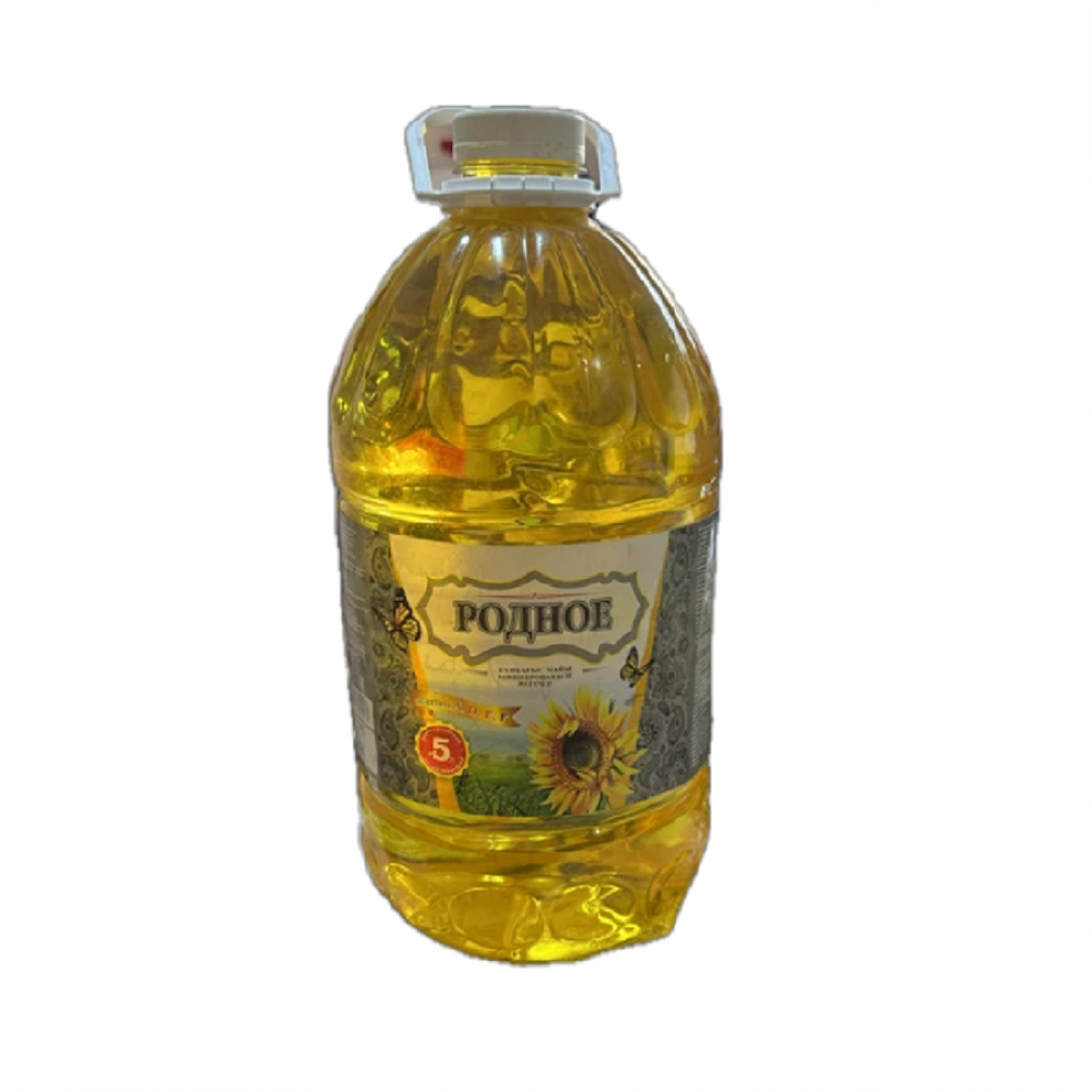 Масло подсолнечное РОДНОЕ 5л