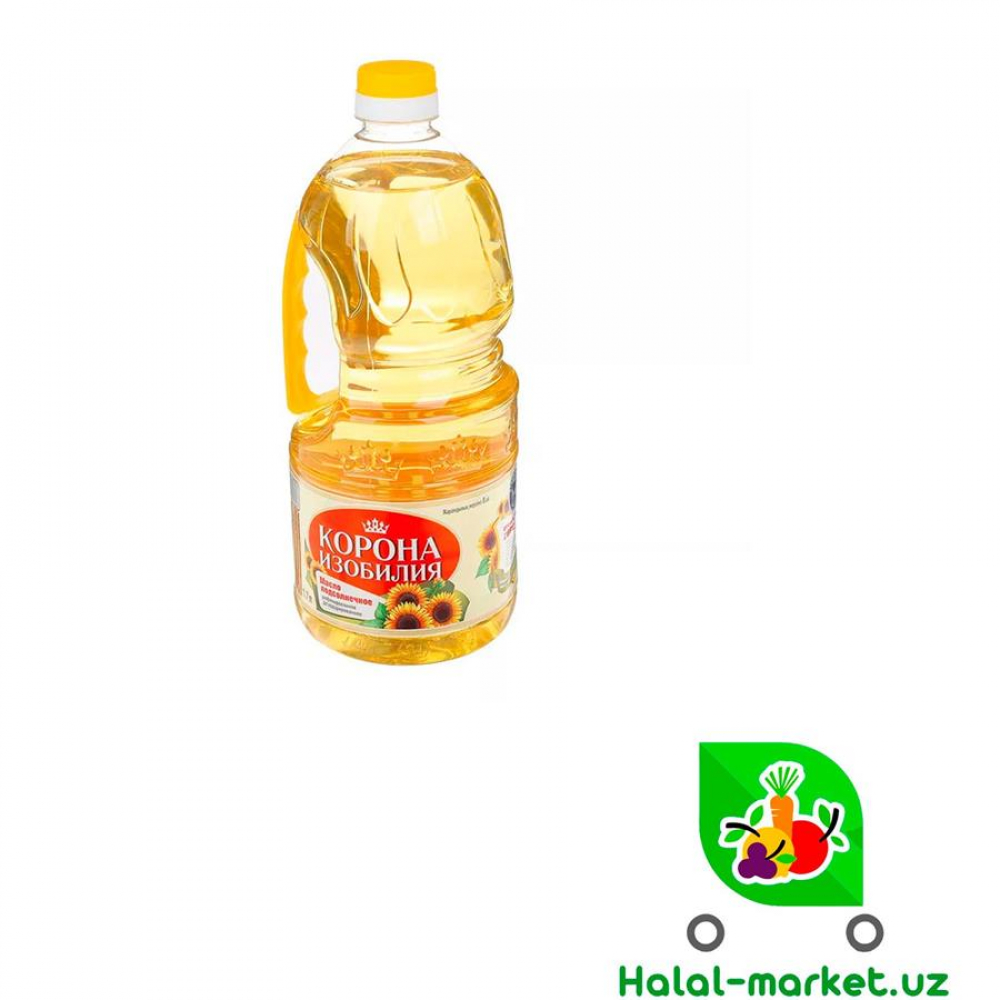 Масло подсолнечное КОРОНА ИЗОБИЛИЯ 2л