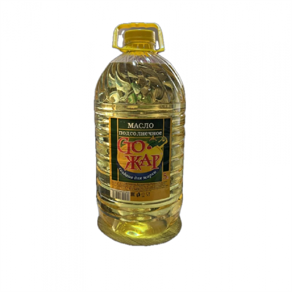 Масло подсолнечное СТО ЖАР 5л