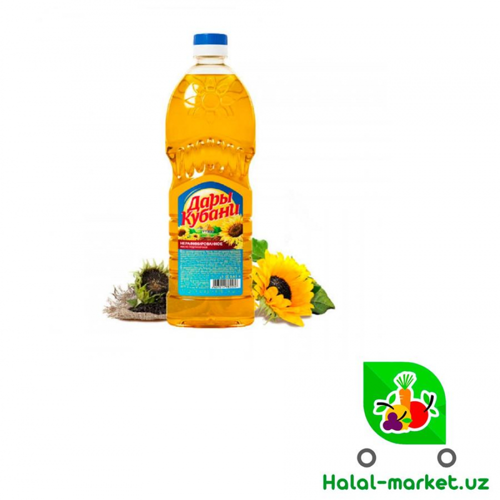 Масло подсолнечное ДАРЫ КУБАНИ 2л