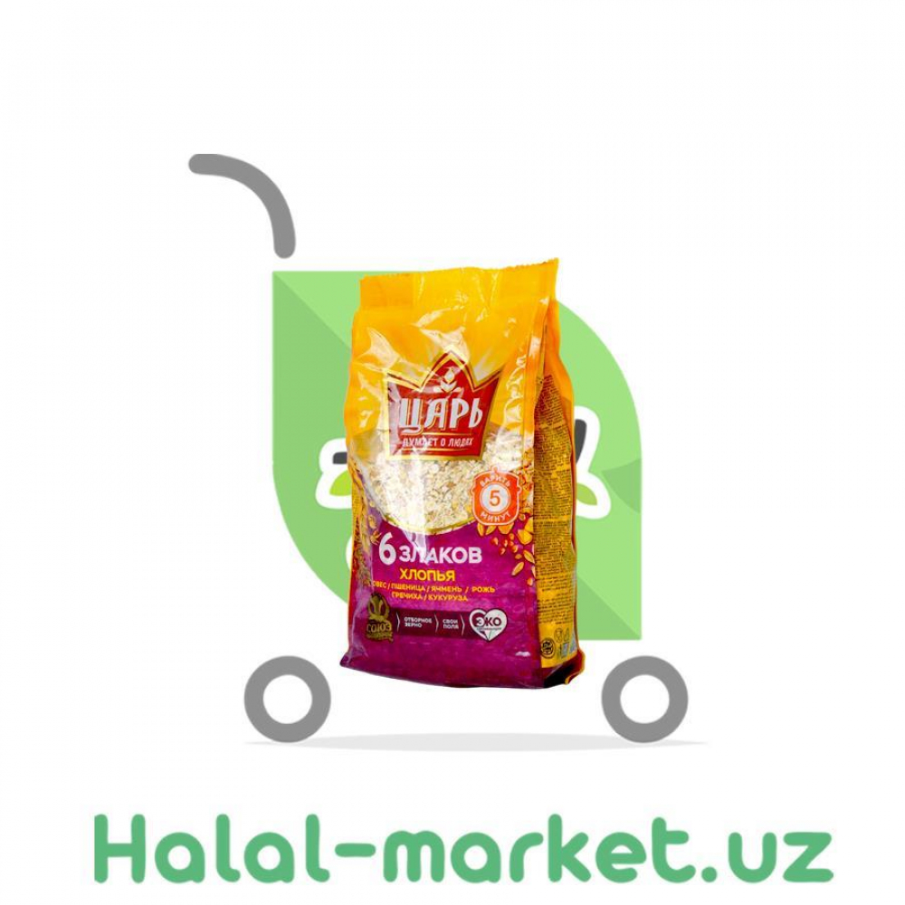 Каша Овсянные Царь 5 злаков (НТВ) 400гр