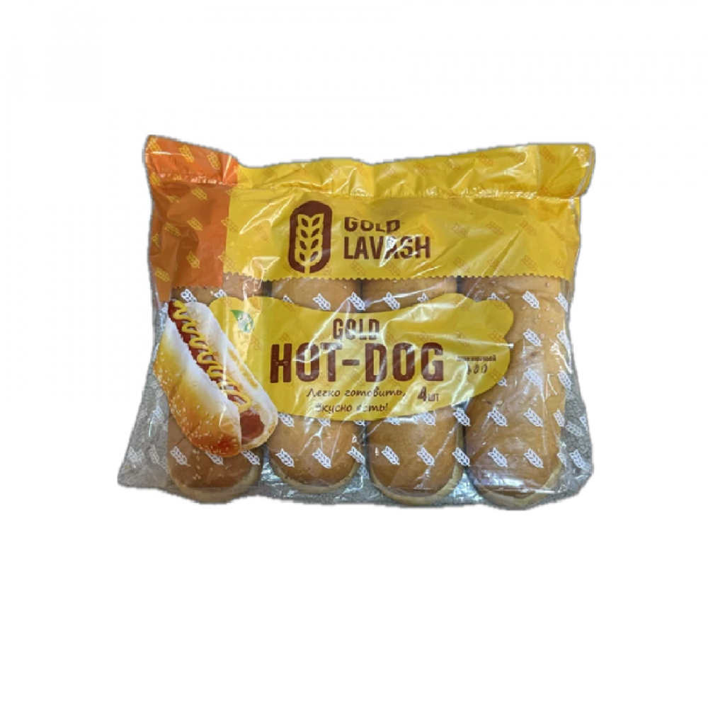 Горячие булочки для хот-дога GOLD LAVASH 4шт