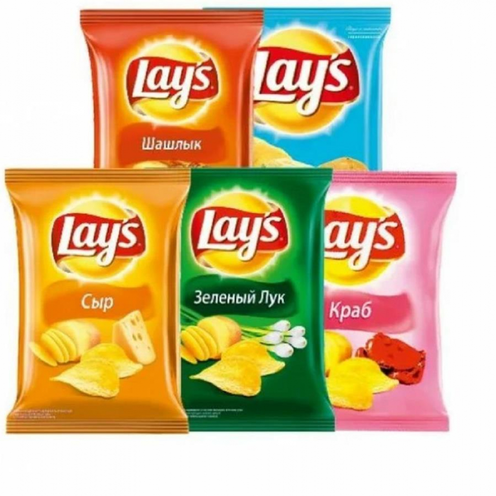 Чипсилар LAYS ассортимент 37гр