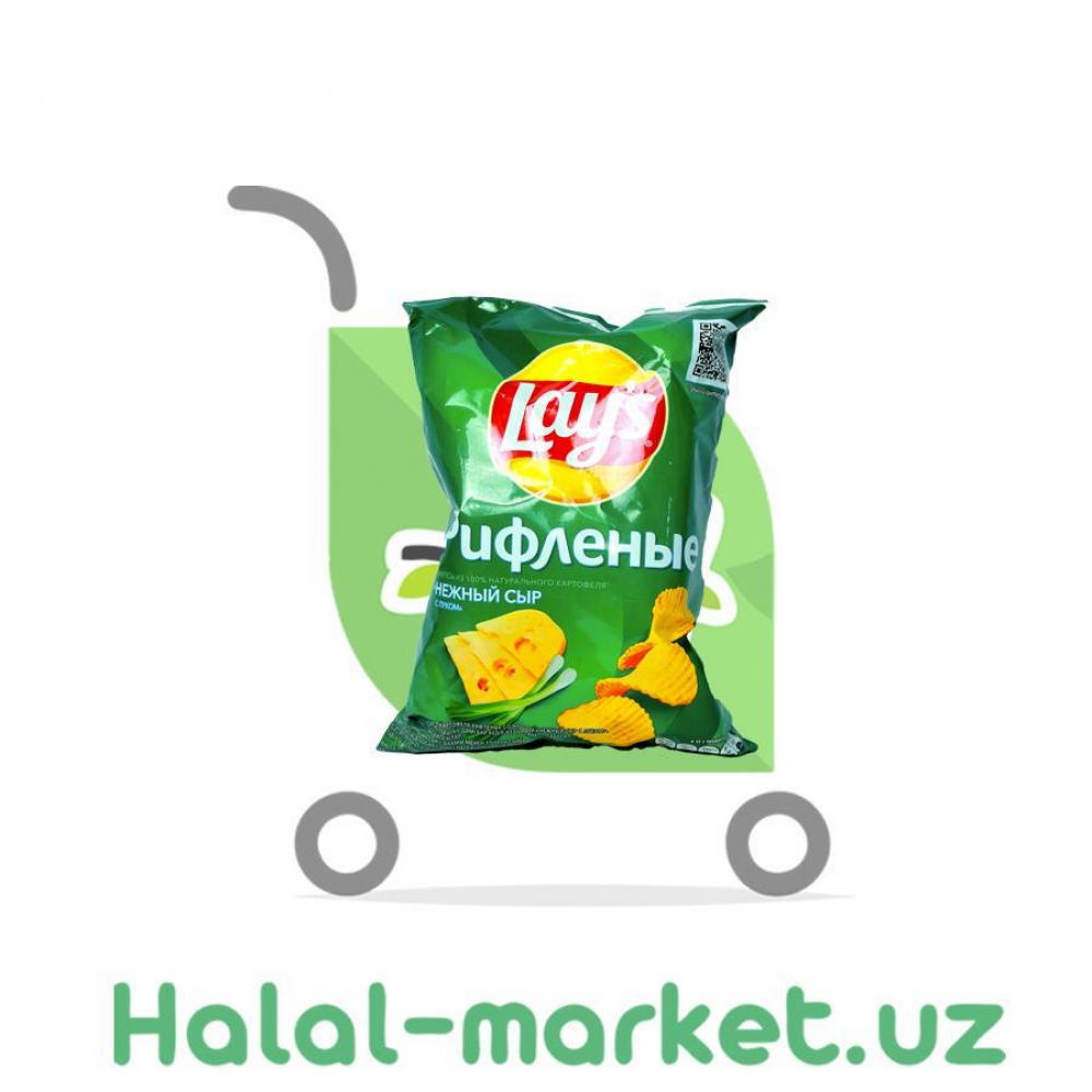 Чипсы LAYS Нежный сыр с луком 81гр