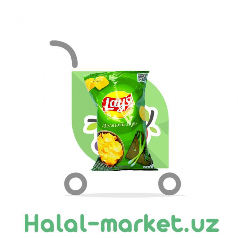 Чипсы LAYS Зеленый лук 90гр