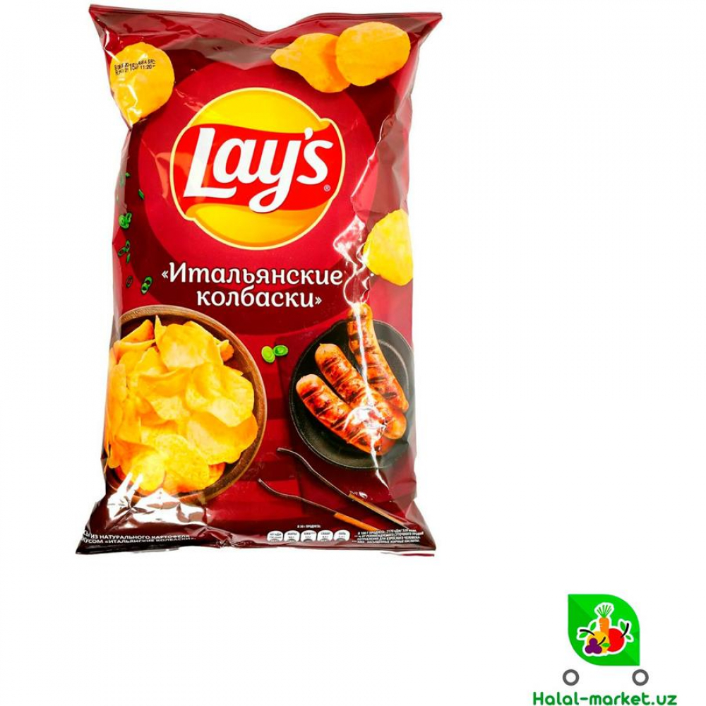 Чипсы LAYS Итальянские Колбаски 140гр
