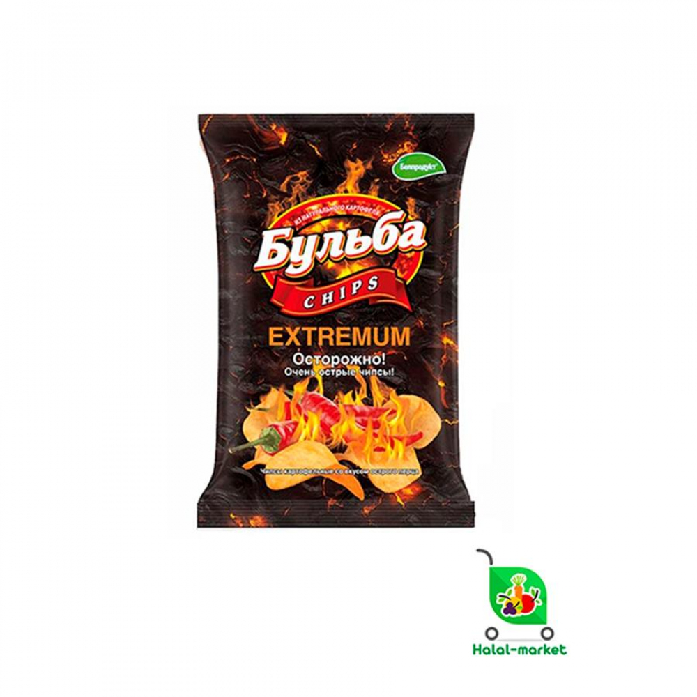 Чипсы Бульба Перец,Соль 75гр