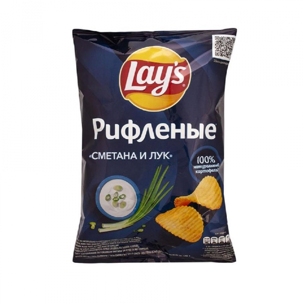 Qaymoq, piyozli chipslar 70g