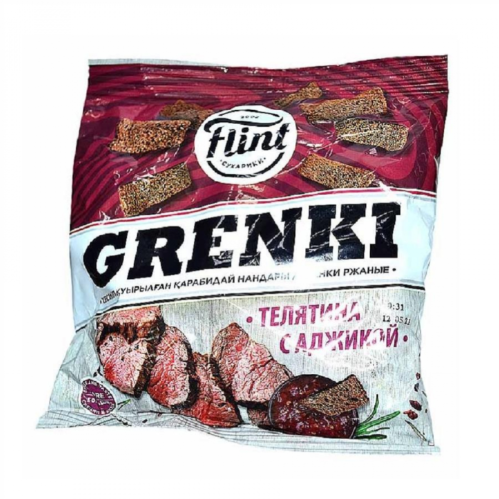 Сухарики FLINT GRENKI ассортимент 100/110гр