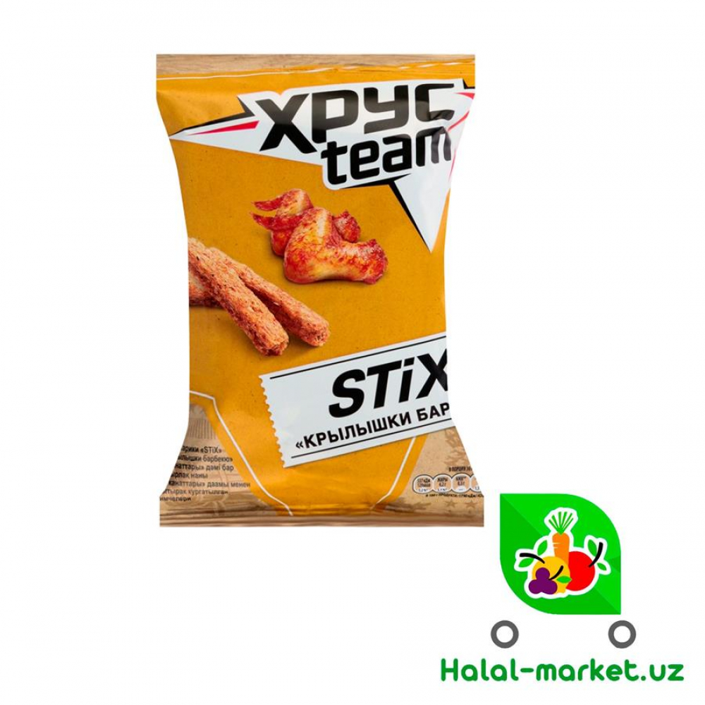 Сухарики ХРУС ТЕАМ Крылышки Барбекю 60гр