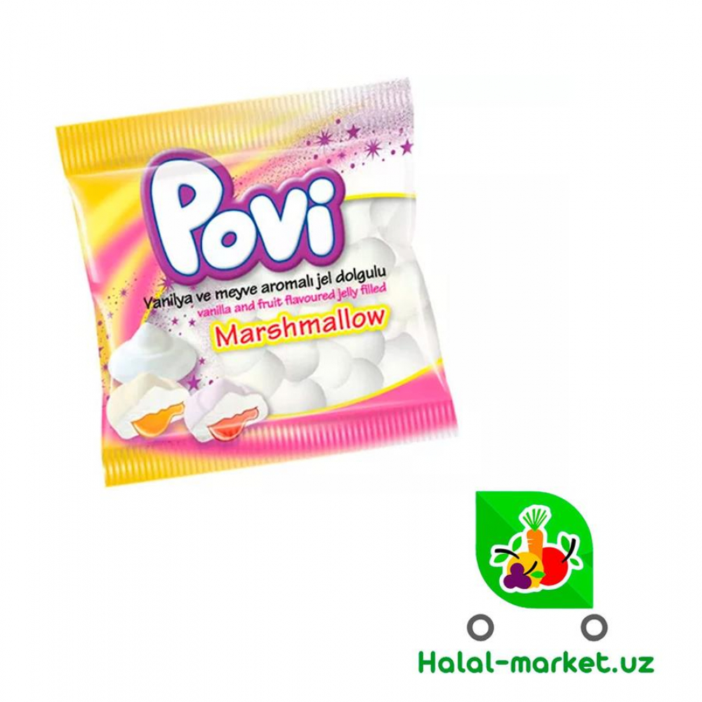 Маршмелооу POVI LONG TWIST (уп)
