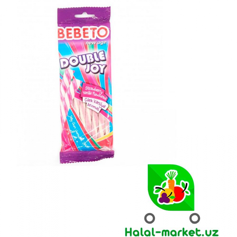 Мармелад BEBETO DOUBLE JOY 75гр