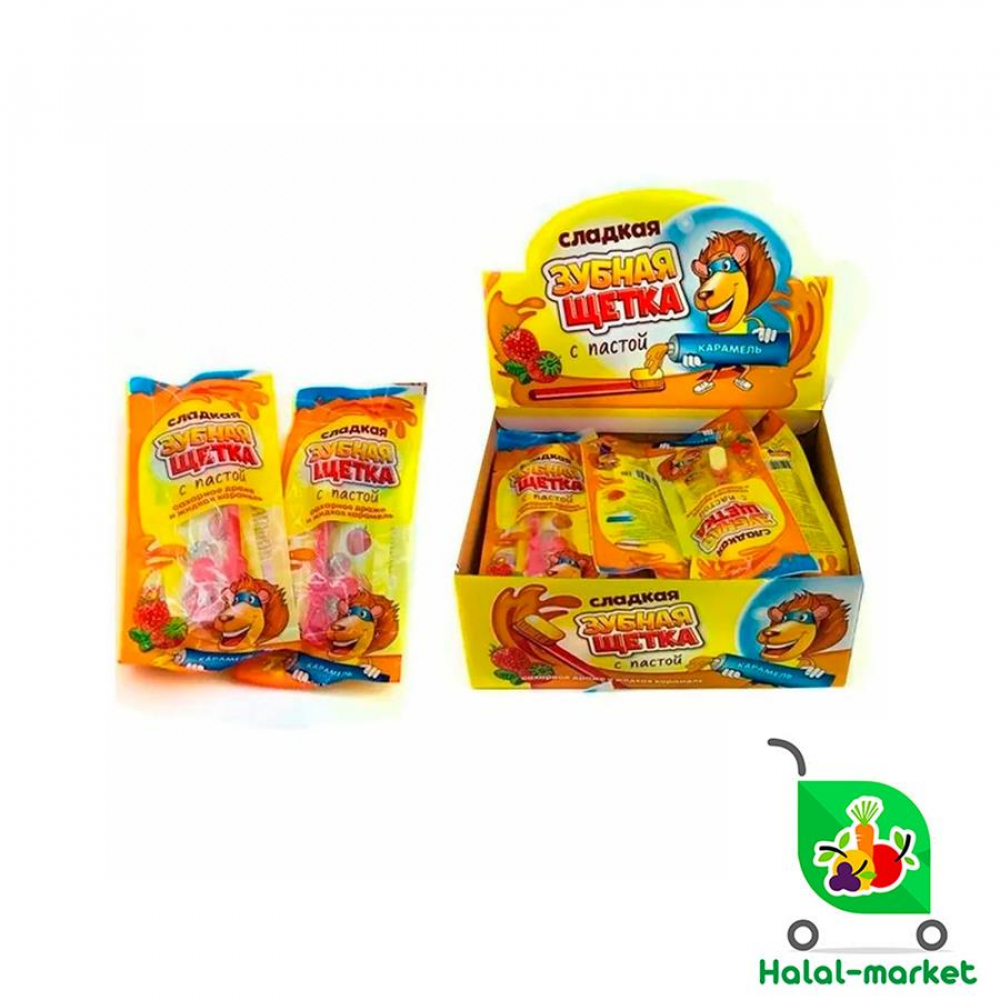 Мармелад Сладкая зуб.щетка с пастой 15гр