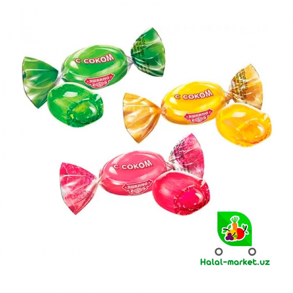 Леденцы в ассортименте Яшкино (вес)
