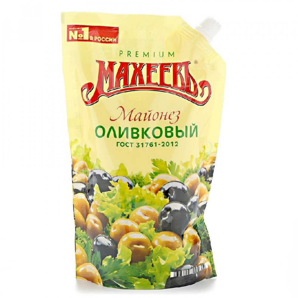Майонез МАХЕЕВЬ ОЛИВКОВЫЙ 400мл М/у
