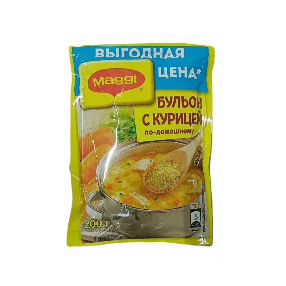 Приправа MAGGI Бульон с курицей 200гр
