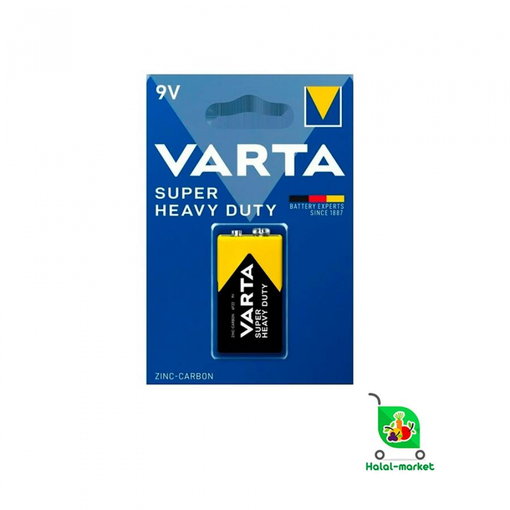 Батарейки VARTA 9V HEAVY DUTY (1шт)