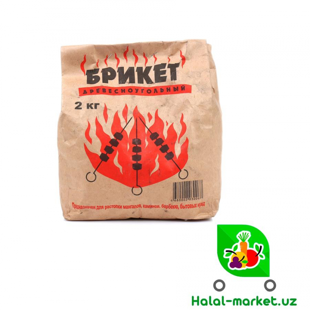 Уголь MASTER GRILL БРИКЕТ 2кг