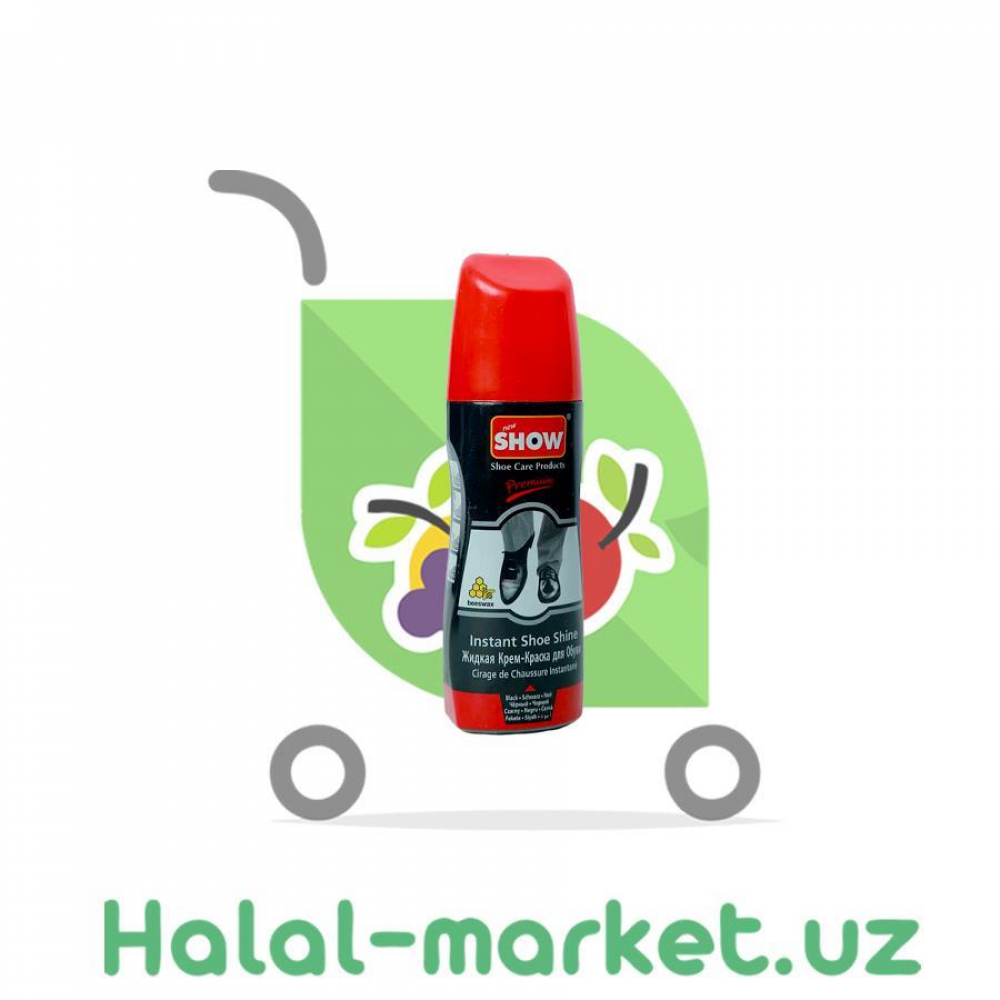 Крем блеск для обуви Show черный 50мл