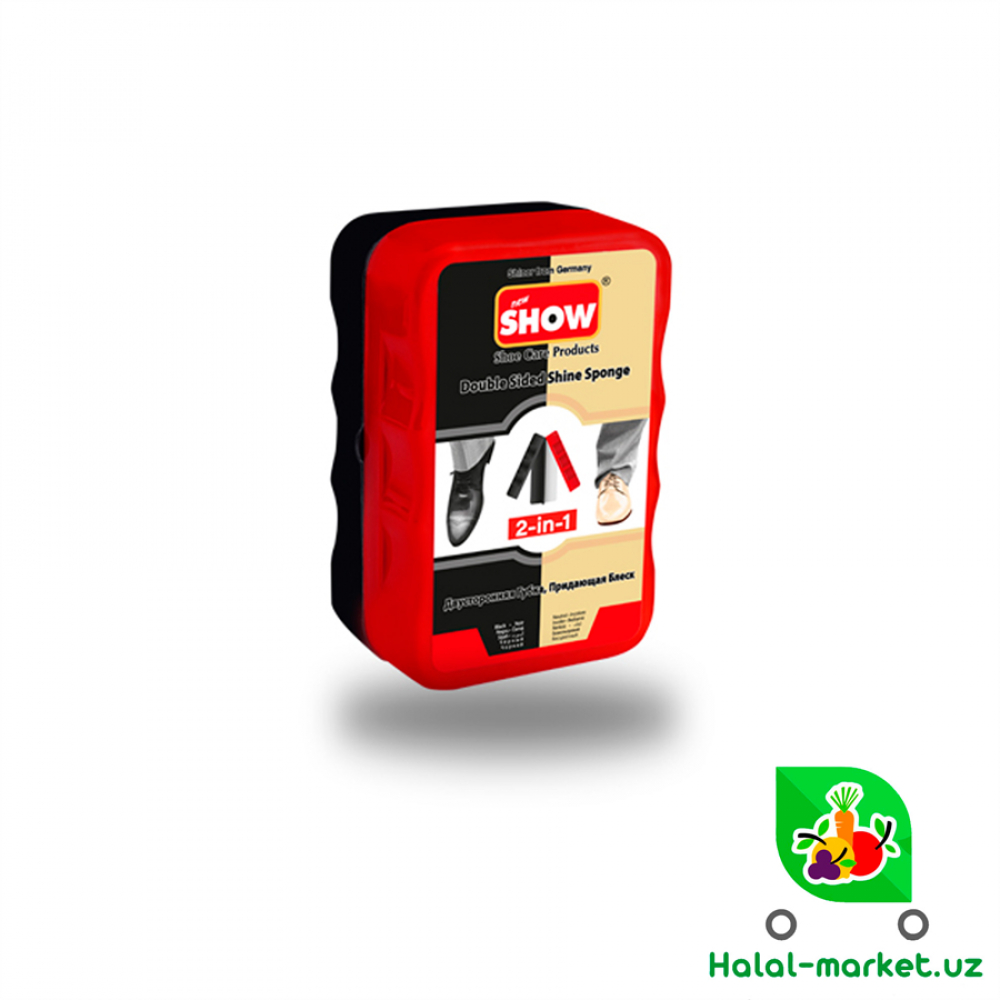 Губка для обуви Show придающая блеск без цветной (уп)