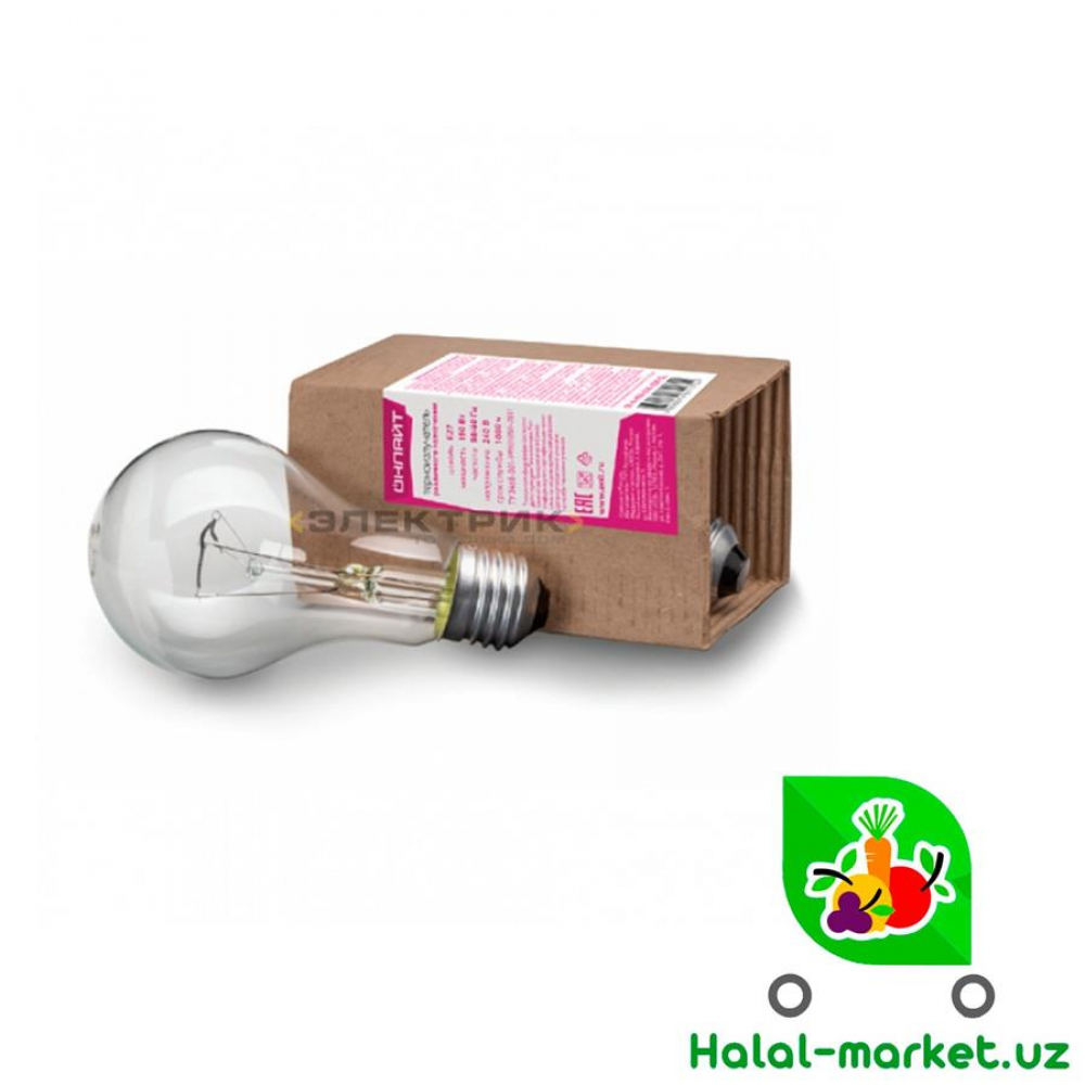 Лампочка прозрачная 200Вт 1шт