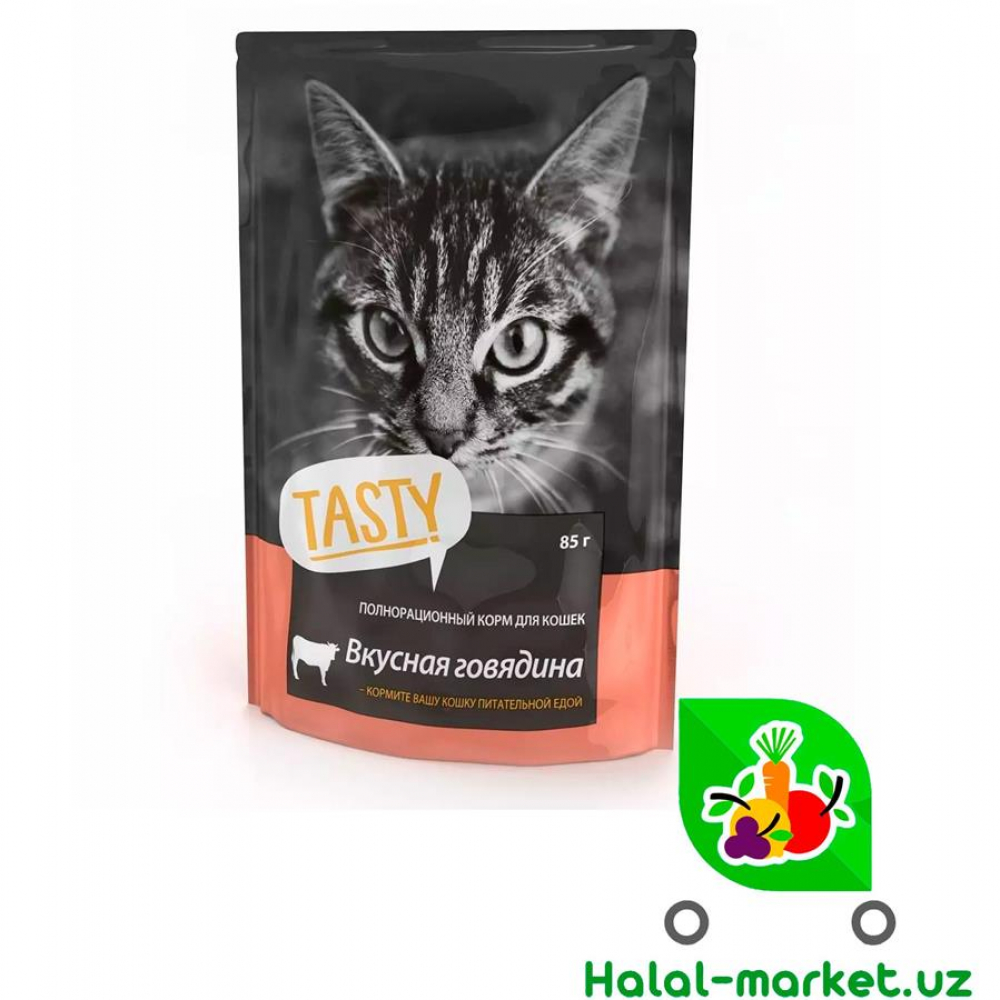 Корм для котов TASTY ассортимент 85гр