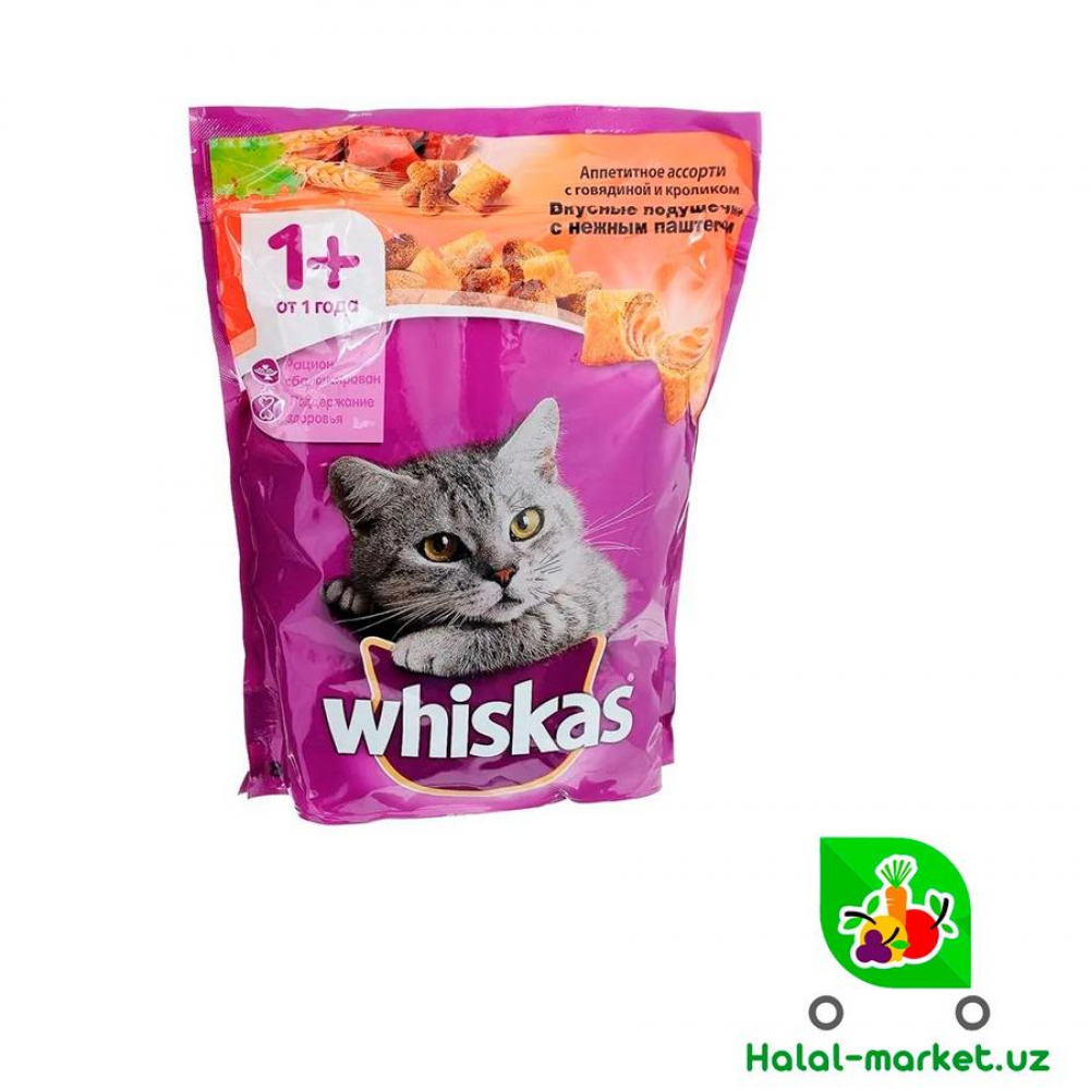 Корм Whiskas ассортимент 800гр