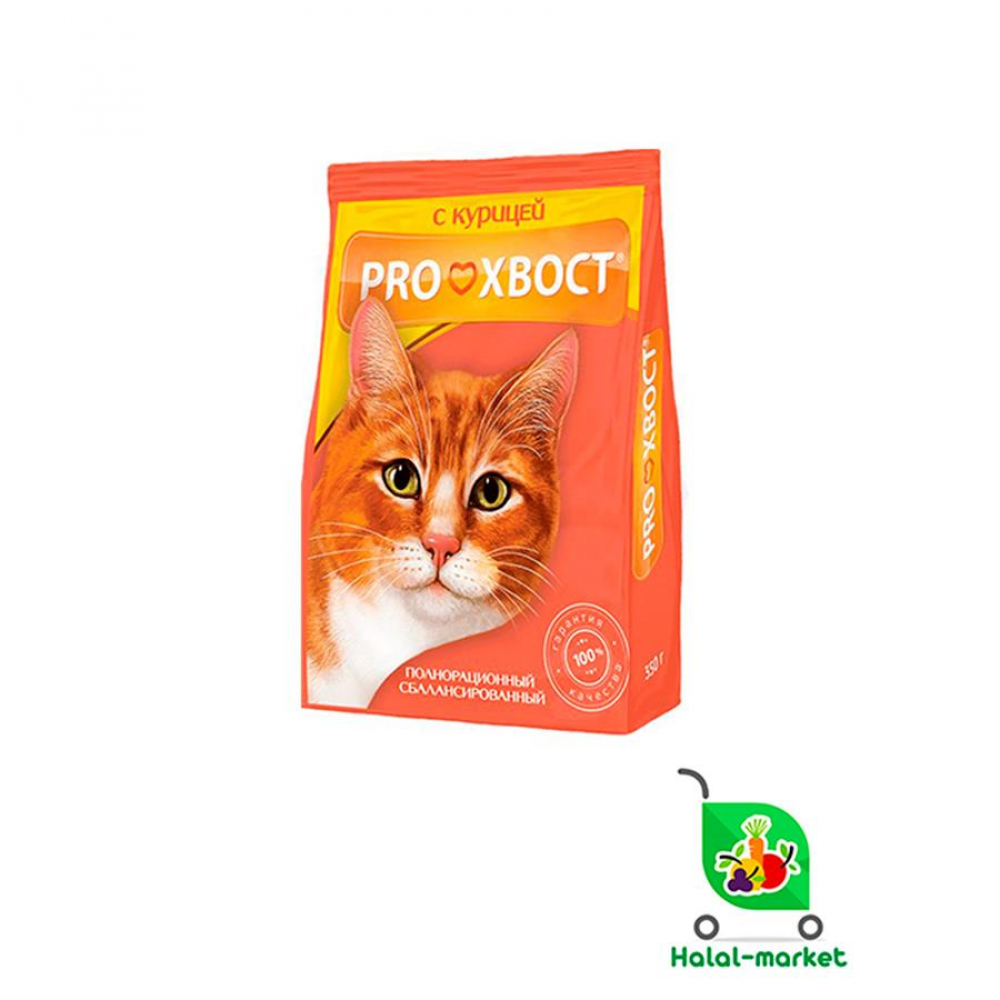 PROХВОСТ Корм для кошек с курицой 350гр