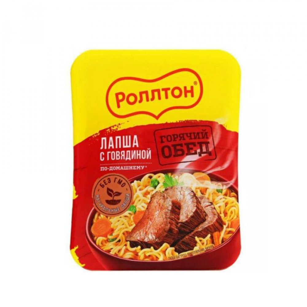 Лапша ROLLTON с Говядиной 90гр Пл/б