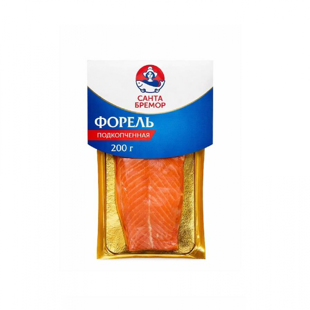 Рыба Форель Подкопченная САНТА БРЕМОР 200гр