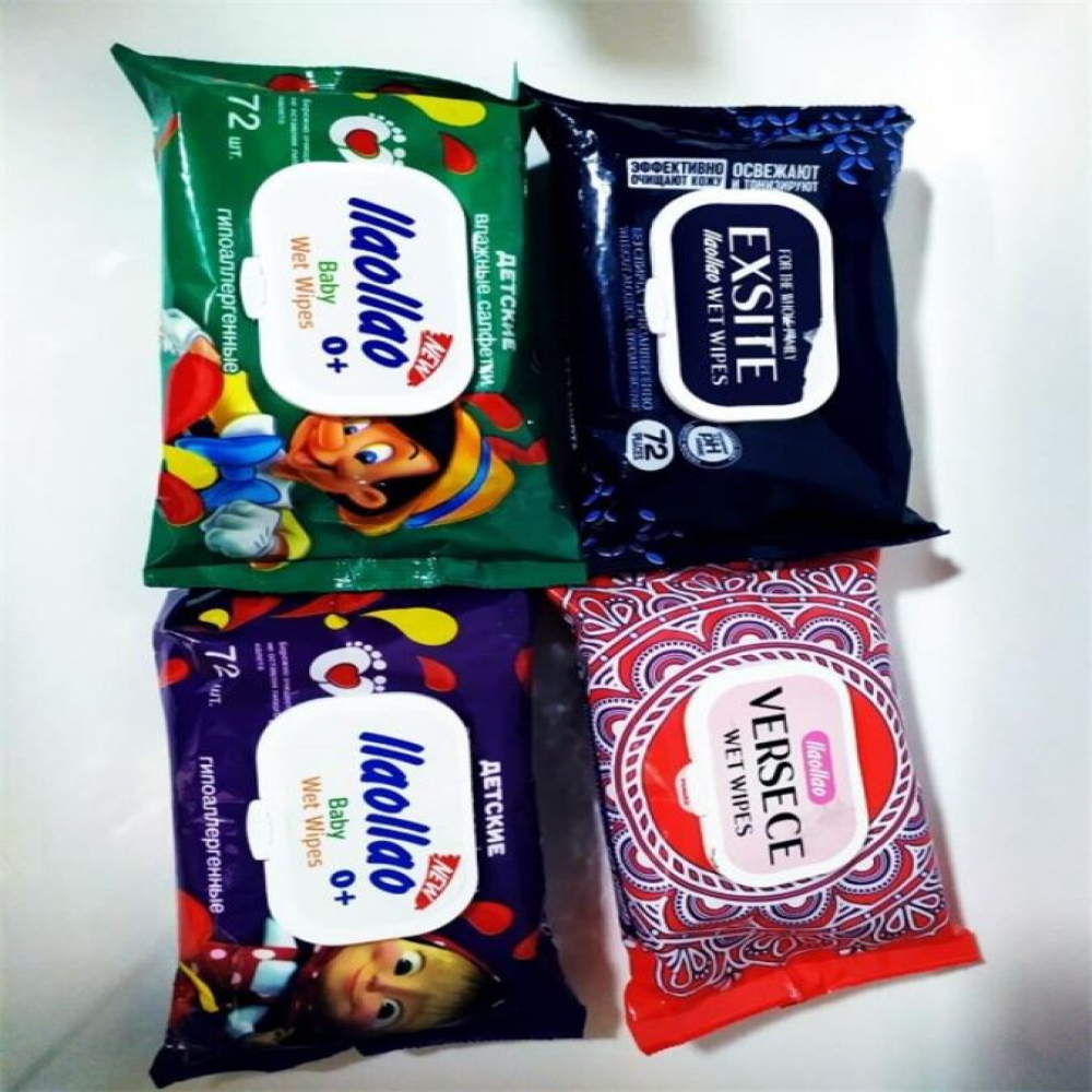 Салфетки Llao Llao Gucce 72шт