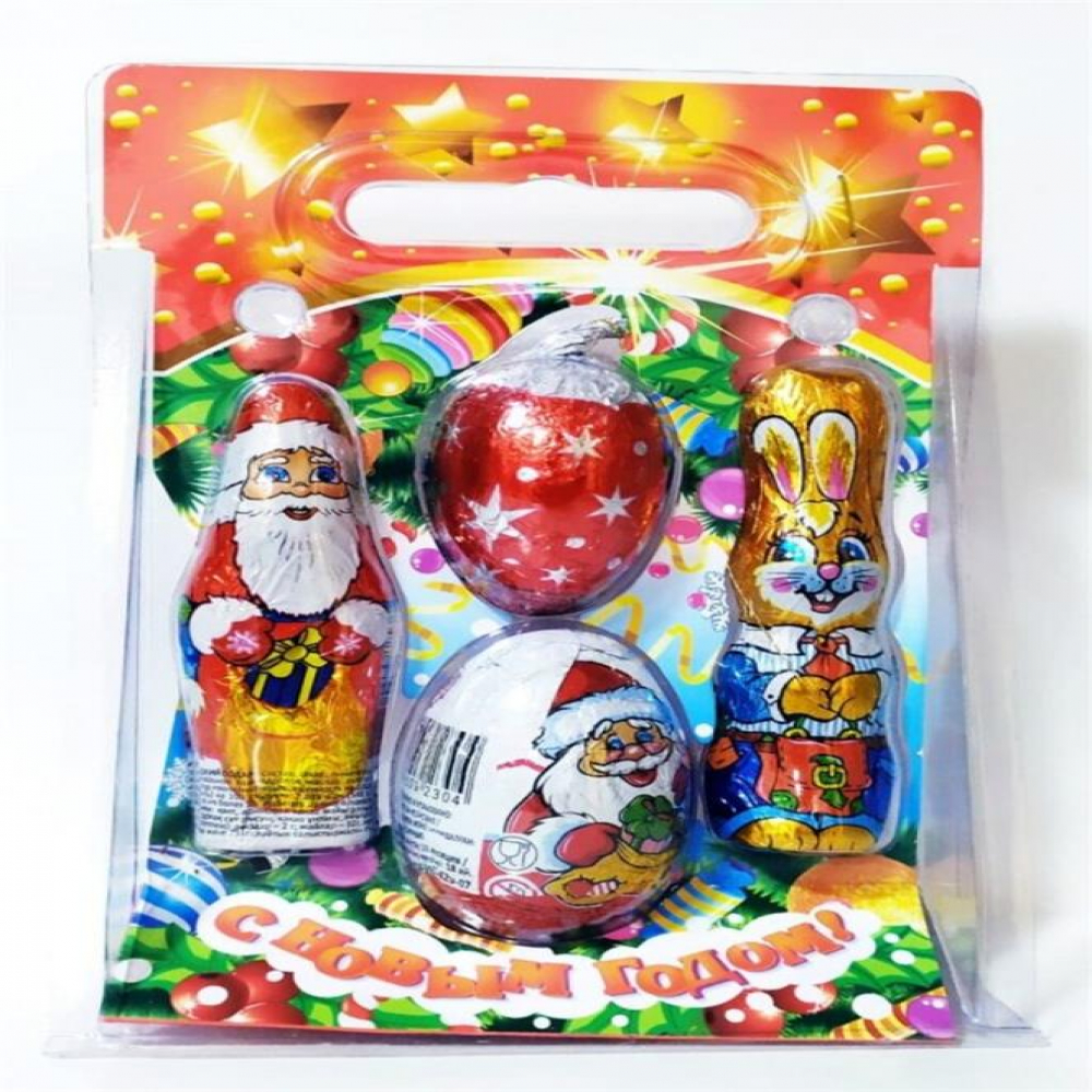Новогодний набор сладостей яйцо шоколады