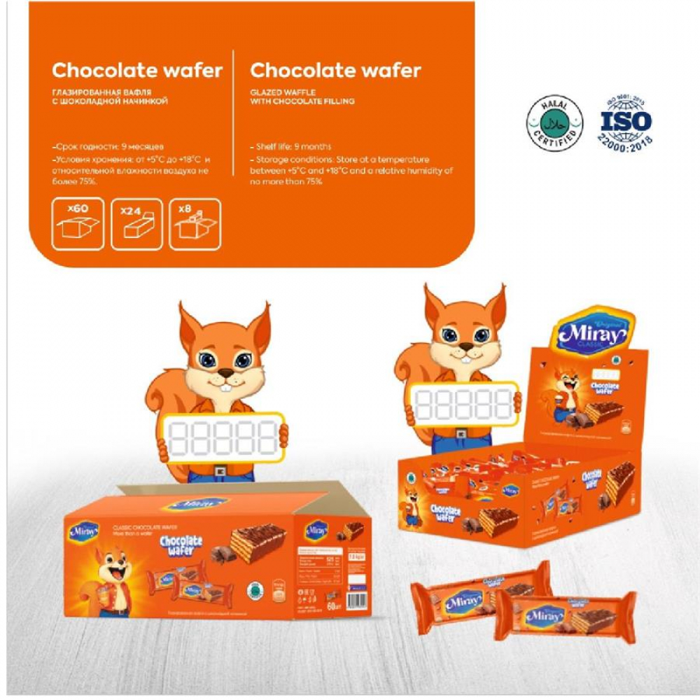 Вафли MIRAY 30гр